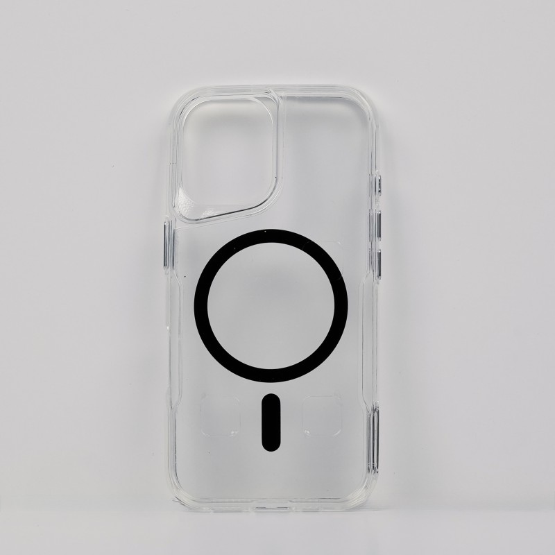 قاب آیفون 16 نرمال (مگ سیف) شفاف