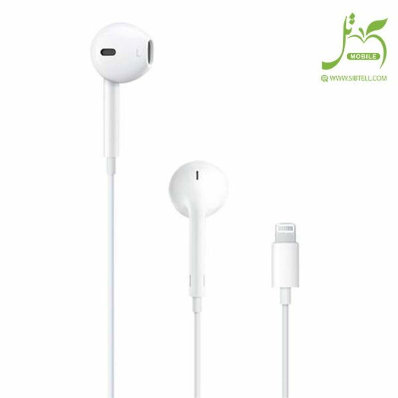 هندزفری اپل مدل EarPods با کانکتور لایتنینگ غیر اصل ( ضمانت 6 ماهه ) آیفون 7، 8، X، XS، XR، 11