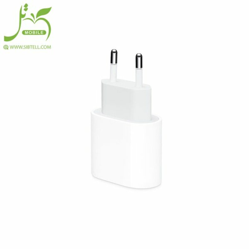 شارژر دیواری دو پین آیفون USB-C مدل A2347 20W ZMA - سفارش اروپا (گارانتی 18ماهه شرکتی)
