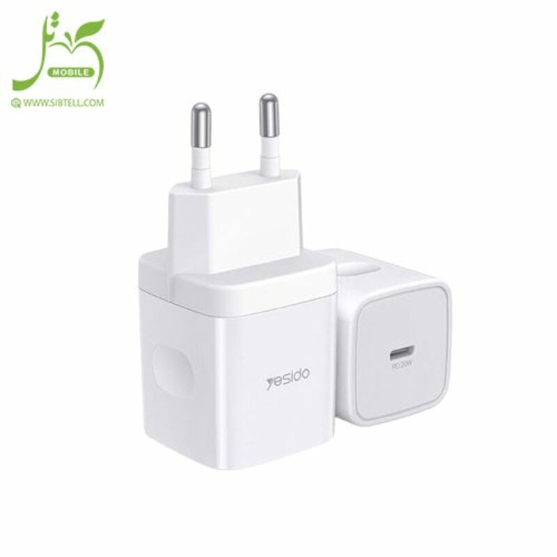 شارژر دیواری یسیدو YESIDO YC30 توان 20 وات PD
