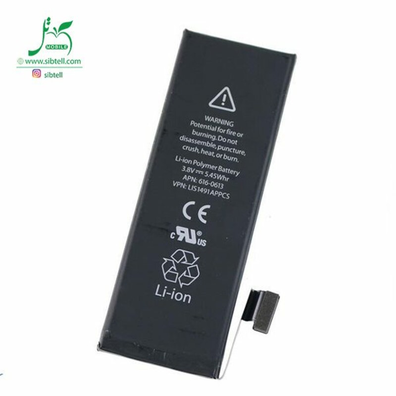 باتری آیفون 5 اپل (اصل) با گارانتی 12 ماهه