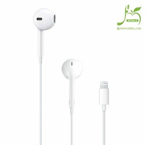 هندزفری اپل مدل EarPods با کانکتور لایتنینگ غیر اصل ( ضمانت 6 ماهه ) آیفون 7، 8، X، XS، XR، 11