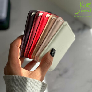 جاکارتی مگ سیف اپل Leather wallet magsafe