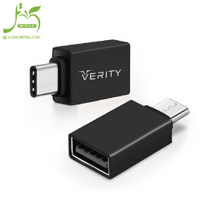 تبدیل OTG فلزی USB به Type-c مدل Verity A303