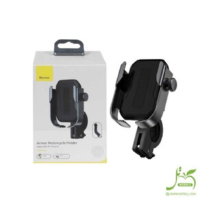 هولدر و پایه نگهدارنده موبایل برای موتور و دوچرخه بیسوس مدل Baseus Armor SUKJA-01/0S