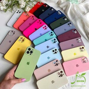 قاب سیلیکونی آیفون 13 پرو محافظ لنزدار