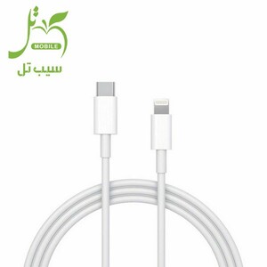 کابل تبدیل USB-C به لایتینیگ اپل  اورجینال به طول 1 متر  مدل a1703 با گارانتی 1 ماهه