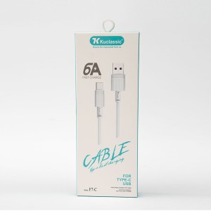 کابل شارژ تایپ سی کوکلایسیک مدل Kuclassic Type C Cable F7