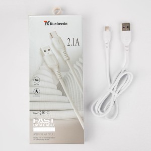 کابل شارژ تایپ سی کوکلایسیک مدل Kuclassic Type C Cable Q10