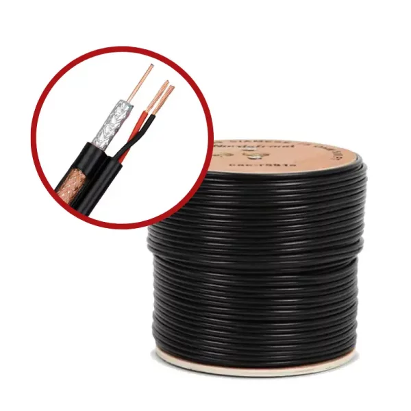 کابل کواکسیال ترکیبی RG59+0.7 سیماران