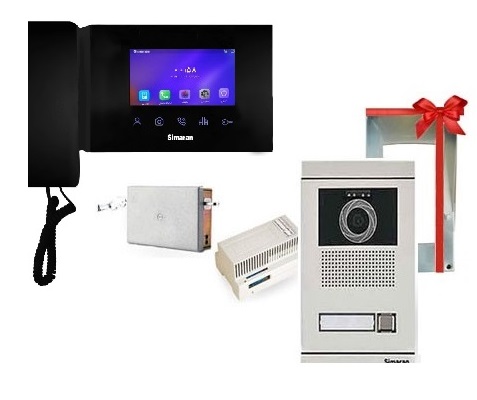 پک آیفون تصویری سیماران با مانیتور 47TkM  حافظه دار