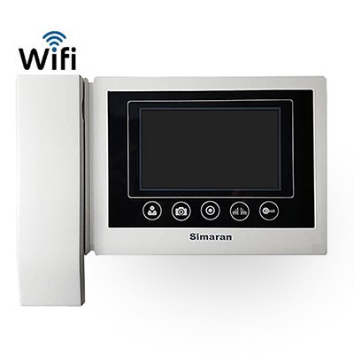 مانیتور 4.3 اینچ سیماران مدل 43TKMW حافظه دار WIFI