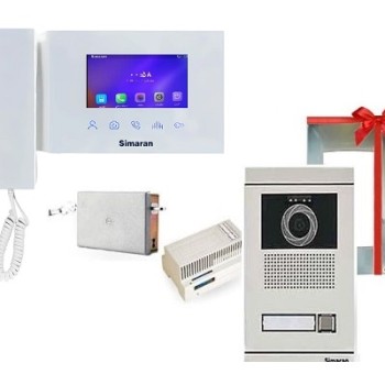 پک آیفون تصویری سیماران با مانیتور 47TkM  حافظه دار