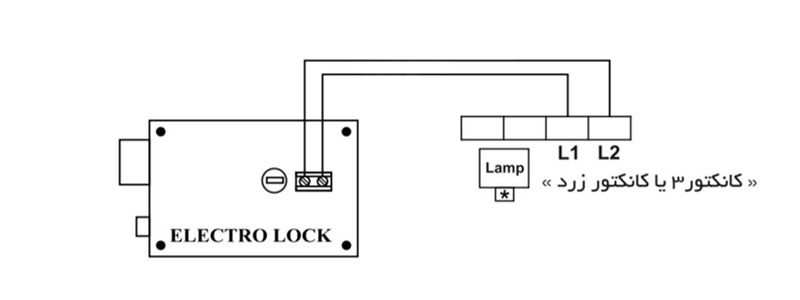 (4)راهنمای نصب قفل الکترونیکی به مرکز