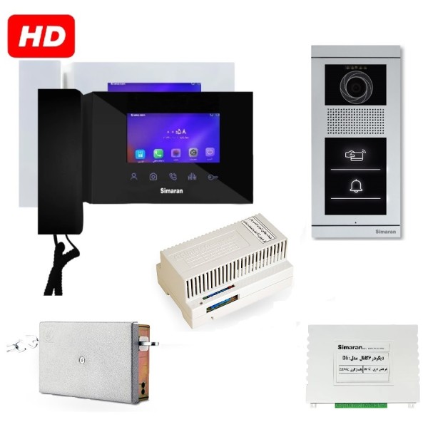 پک آیفون تصویری HD سیماران با مانیتور 47D