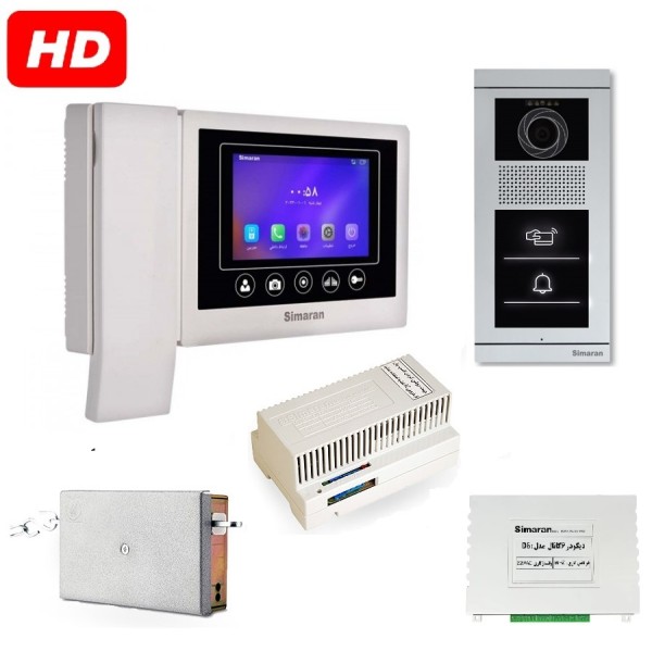 پک آیفون تصویری HD سیماران با مانیتور 43D