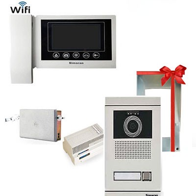 پک آیفون تصویری با مانیتور Hs-43TkW وای فای حافظه دار