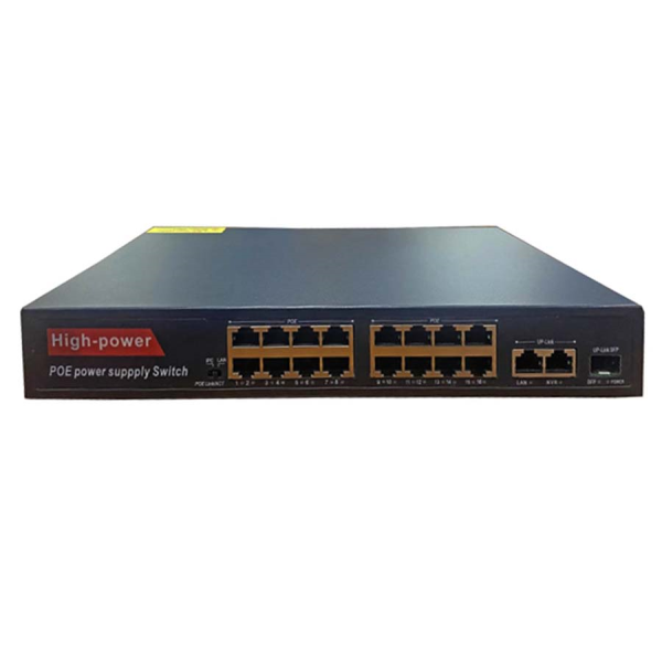 دستگاه سوئیچ 16 پورت سیماران مدل  SM-LB162P-SF