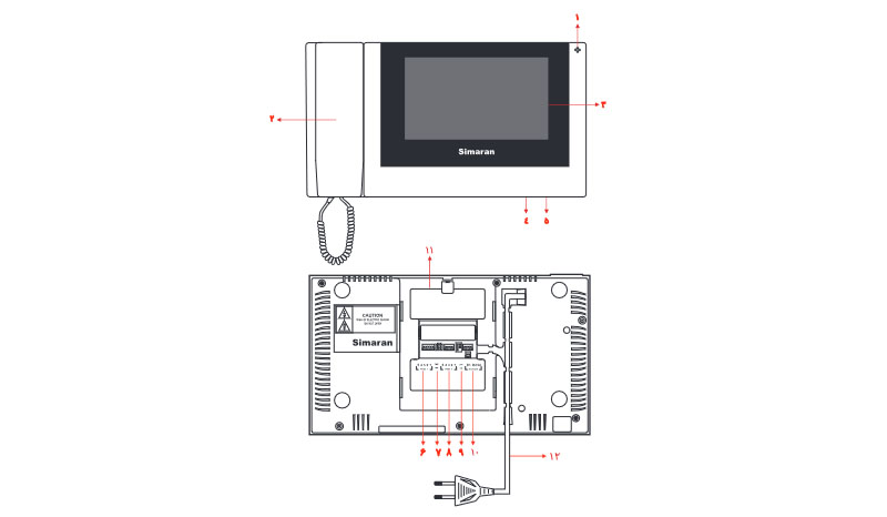مانیتور 7 اینچ M100
