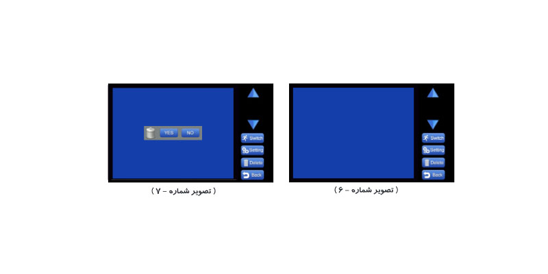 مانیتور 7اینچ سیماران مدل HS-73/M200 حافظه دار