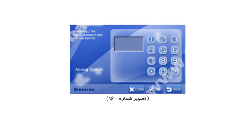 مانیتور 7اینچ سیماران مدل HS-73/M200 حافظه دار