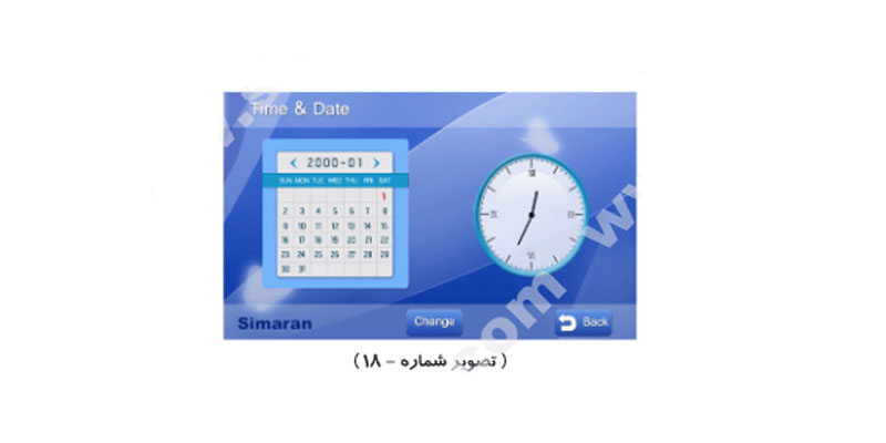 مانیتور 7اینچ سیماران مدل HS-73/M200 حافظه دار