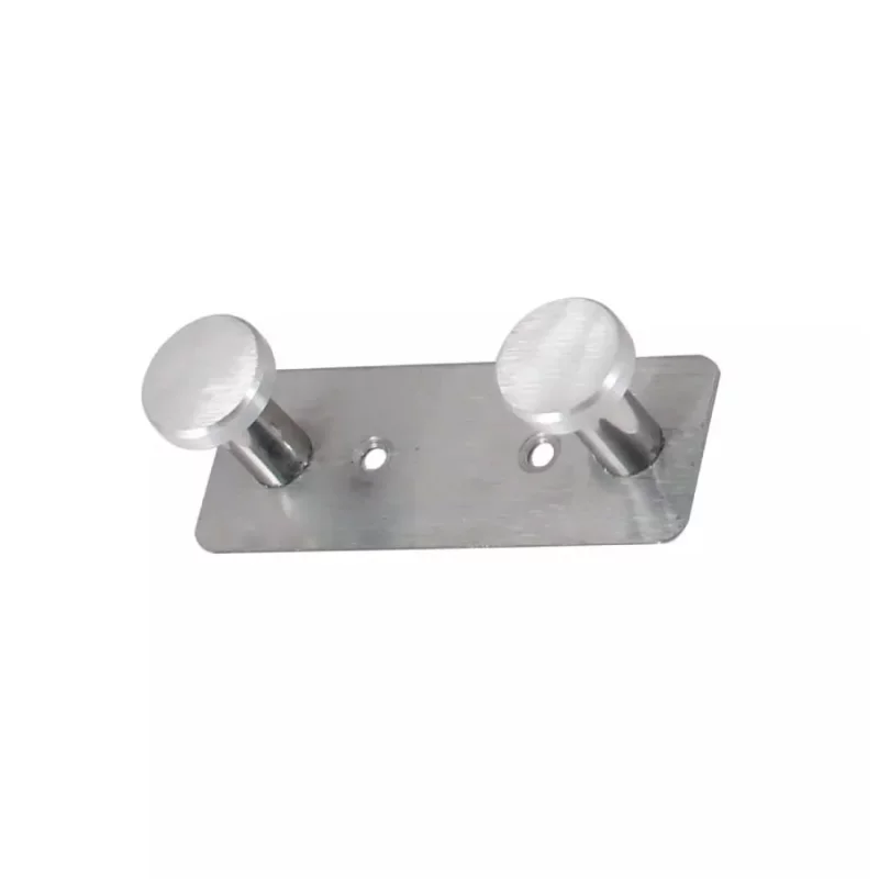 رخت آویز دو شاخه مدل RJ20 - استیل