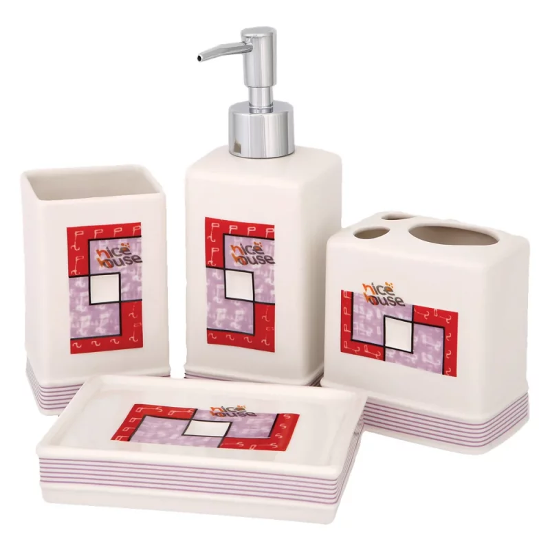 ست اکسسوری سرویس بهداشتی پتوس - 4 تکه