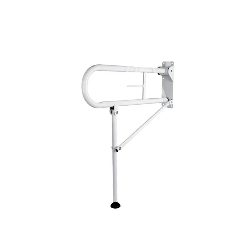 دستگیره گالوانیزه با روکش سفید (پایه دار) TSF-S-75-W