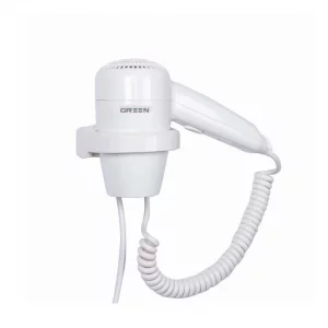 سشوار دیواری هتلی مدل GREEN-C18 رنگ سفید