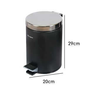ابعاد سطل زباله 5 لیتری پدال دار مدل Brasiana
