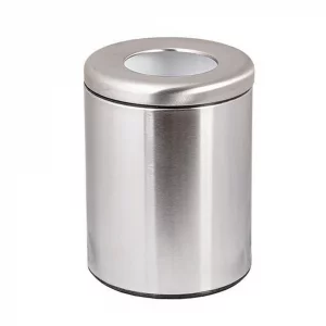 سطل زباله حفره دار 5 لیتری رنگ استیل