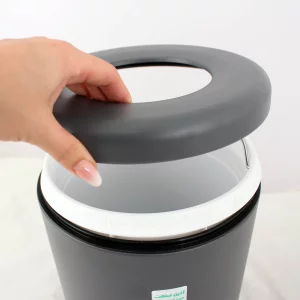خرید سطل زباله حفره دار 5 لیتری رنگ طوسی