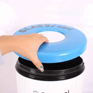 سطل زباله سه قلو بازیافتی مدل MA575 W برای شیشه