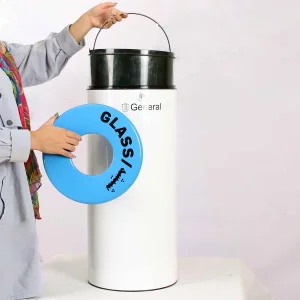 موارد استفاده از سطل زباله سه قلو بازیافتی مدل MA575 W