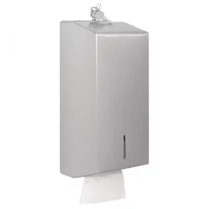 خرید جا دستمال کاغذی کوچک استیل S100