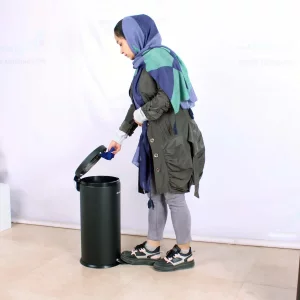 کاربرد سطل زباله پدالدار استیل 16 لیتری Brasiana