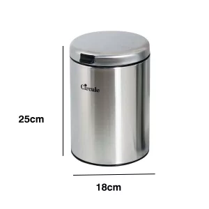 ابعاد سطل زباله 3 لیتری دیواری مدل CE390