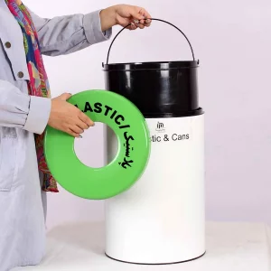قیمت سطل زباله سه قلو بازیافتی MA565