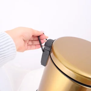 مشخصات موارد استفاده از سطل زباله استیل 5 لیتری آرام بند CE500