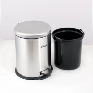 قیمت سطل زباله استیل 5 لیتری آرام بند CE500