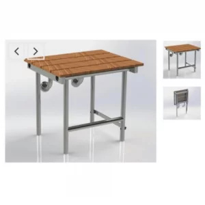 قیمت صندلی استیل تاشو پایه دار TFS-S