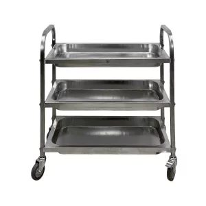 ترولی تمام استیل سه طبقه مدل 613