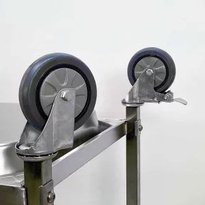 مشخصات ترولی چهار طبقه استیل تخت 624