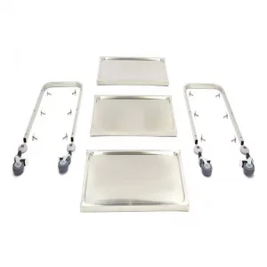 قطعات ترولی سه طبقه استیل مدل 623