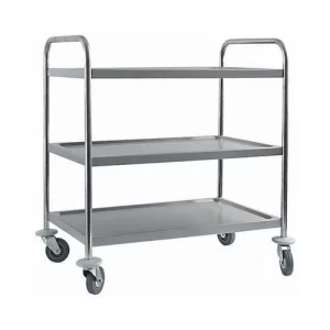 قیمت ترولی سه طبقه استیل مدل 623