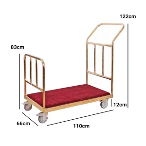 ابعاد ترالی حمل چمدان مدل 6300