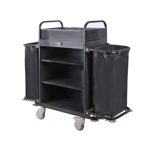 ترولی نظافت هتلی PVC مدل 9406