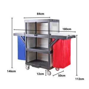 ابعاد ترولی هتلی خانه داری مدل STAFF 1561