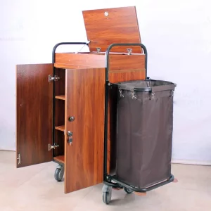 خرید ترولی هتلی تاشو درب‌دار 9460